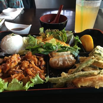 Starfish Sushi - Bento with spicy chicken and tempura. Delicious! - Sushi Bars Near Me - Downey, California Starfish Sushi - Bento with spicy chicken and tempura. Delicious! - Sushi Bars Near Me - Downey, California