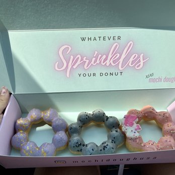 Mochi Dough - Taro, sesame, animal cookie - Donuts Near Me - Sacramento, California