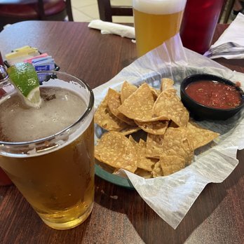 Lallos Bar & Grill - Beginning with chips,salsa, and a cold beer - Mexican Near Me - Channahon, Illinois