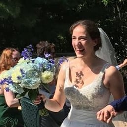Our bride's bouquet from another florist wilted during transport, but we brought it to Lucille's the day of the wedding and they saved it!