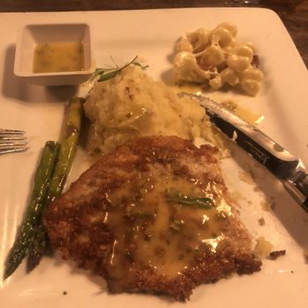 Square Grouper - Islamorada - This chicken piccata was so incredibly delicious and huge we had to share. - Seafood Near Me - Islamorada, Florida
