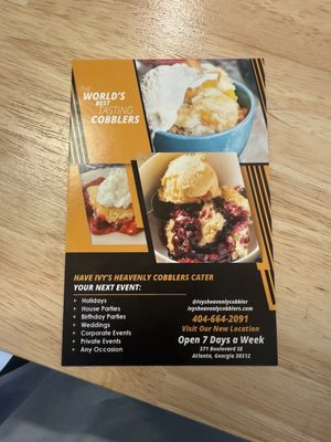 IVY'S HEAVENLY COBBLER by null