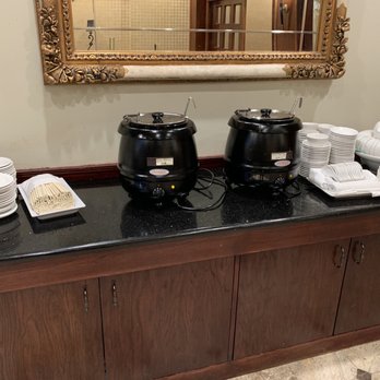 Trinity Restaurant - One is chicken soup, the other is sweet red bean soup. - Buffets Near Me - San Gabriel, California Trinity Restaurant - One is chicken soup, the other is sweet red bean soup. - Buffets Near Me - San Gabriel, California