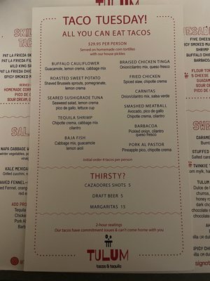 Menu photo 7 Tulum Taco & Tequila Mineola, NY Menu photo 7 Tulum Taco & Tequila Mineola, NY