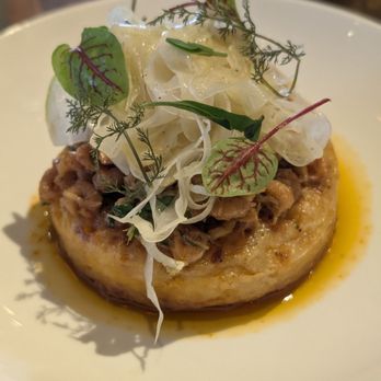 Fallow - Potted Shrimp and Crab crumpet - British Near Me - London, XGL
