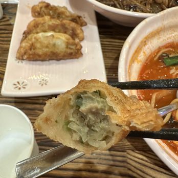 Jjamppong Zizon - 5.2. Deep Fried Dumplings (군만두) (5 Pcs) - Noodles Near Me - Los Angeles, California Jjamppong Zizon - 5.2. Deep Fried Dumplings (군만두) (5 Pcs) - Noodles Near Me - Los Angeles, California