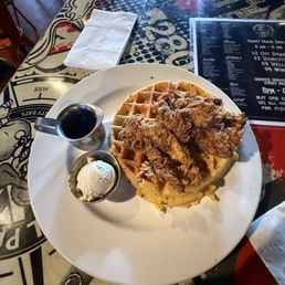 2 Step Chicken and Waffles