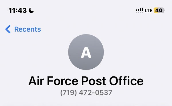 air force post office