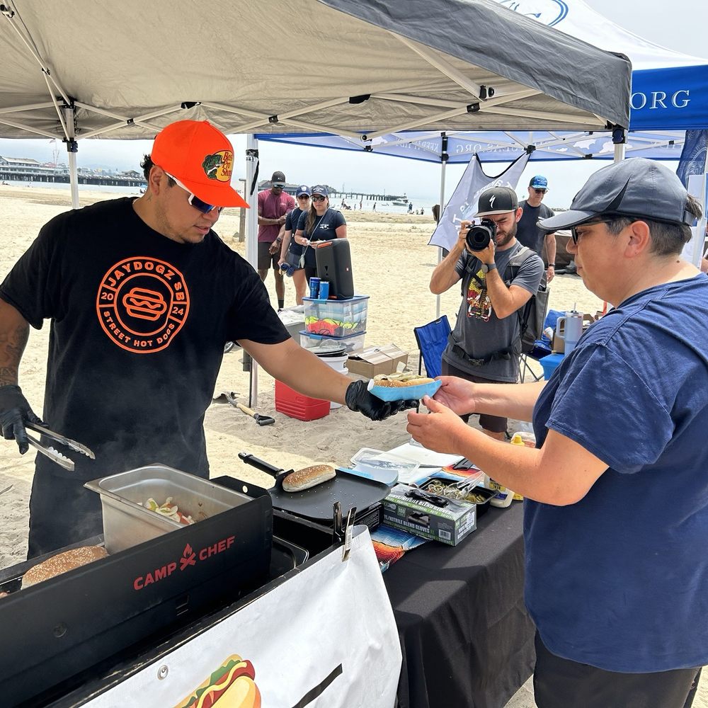 Jaydogz SB - Fresh grilled on the beach for Tidy Seas volunteers beach clean up - Food Trucks Near Me - Santa Barbara, California Jaydogz SB - Fresh grilled on the beach for Tidy Seas volunteers beach clean up - Food Trucks Near Me - Santa Barbara, California