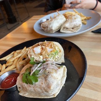 Solana Beach Kitchen - Shrimp burrito - New American Near Me - Solana Beach, California Solana Beach Kitchen - Shrimp burrito - New American Near Me - Solana Beach, California