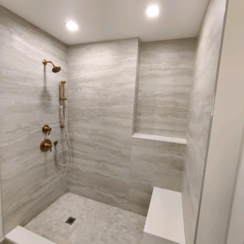 D&C Tiling - a walk in shower - Tiling Near Me