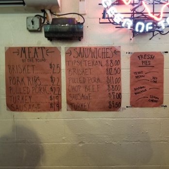 Franklin Barbecue - Prices as of 6-17-2019 - Barbeque Near Me - Austin, Texas