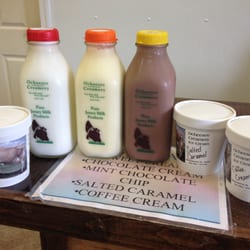 Ocheesee Creamery - Chocolate milk, yogurt, cream, and three varieties of ice cream