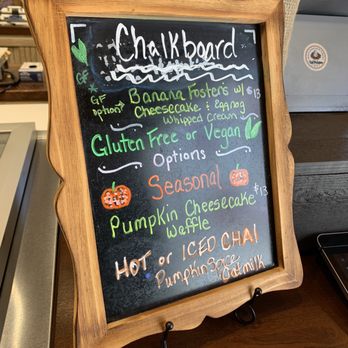 Whips Waffle - Seasonal menu - Waffles Near Me - St. Augustine, Florida