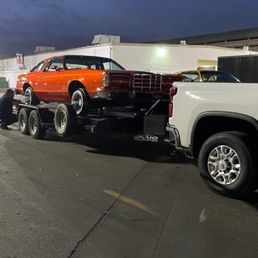 Loading my Car onto car hauler after the Car Show in Costa Mesa ended. Loading my Car onto car hauler after the Car Show in Costa Mesa ended.