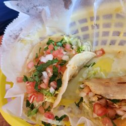 Taco Pete - Chicken and shrimp tacos, grilled hotdog!