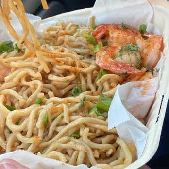 938 Crawfish - Garlic noodles with shrimp - Seafood Near Me - Albany, California