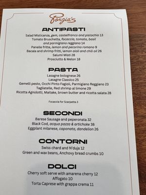 Menu photo 2 Porzia’s Toronto, ON