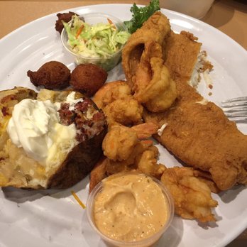 Iguanas - Flounder and Shrimp - Seafood Near Me - St. Simons, Georgia