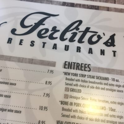 Menu photo 2 Ferlito's Restaurant Grosse Pointe Woods, MI Menu photo 2 Ferlito's Restaurant Grosse Pointe Woods, MI