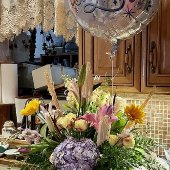 Agape Florist - Beautiful 80th birthday present! Sharon did a wonderful job with the arrangement and my friend was so happy! - Florists Near Me - Charlottesville, Virginia