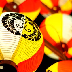 Buddhist Temple of San Diego - Lanterns at the Obon Festival