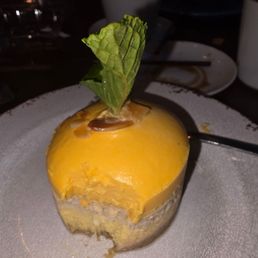 Mango cheesecake. We almost had a fork fight for this Mango cheesecake. We almost had a fork fight for this