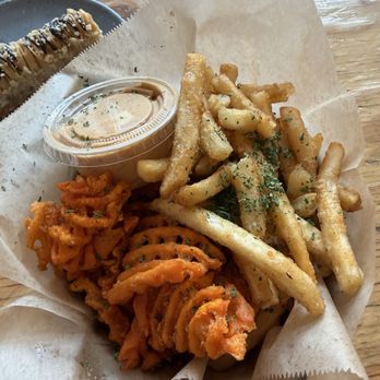 Spitz - Sweet Potato Fries and French Thin Cut Fries - Mediterranean Near Me - Salt Lake City, Utah Spitz - Sweet Potato Fries and French Thin Cut Fries - Mediterranean Near Me - Salt Lake City, Utah