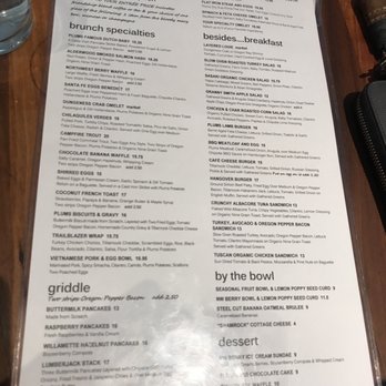 Plums Cafe - Brunch menu - Breakfast & Brunch Near Me - Costa Mesa, California