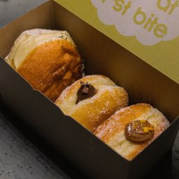 Dark Chocolate Pudding Donut
