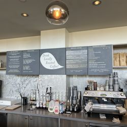 Caffe Luxxe - Coffee menu with mostly missing prices