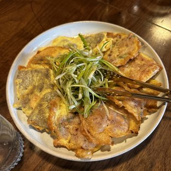 Nubiani - Squid and Beef Pancake - Korean Near Me - New York, New York Nubiani - Squid and Beef Pancake - Korean Near Me - New York, New York