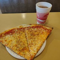 Sal's Pizza & Subs - Two cheese slices and a small drink, $7.75
