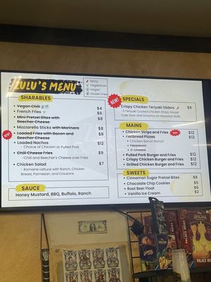Menu photo 1 Zulu's Board Game Cafe Lynnwood, WA