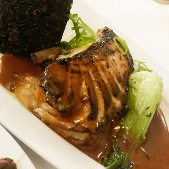 Cielo - Sea bass was a bit overcooked but bok choy was good - Seafood Near Me - Cabazon, California Cielo - Sea bass was a bit overcooked but bok choy was good - Seafood Near Me - Cabazon, California