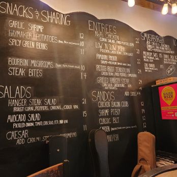 Haymaker - Menu - Bars Near Me - Portland, Oregon