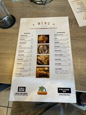 Menu photo 8 Oasis Mexican Kitchen & Bar Lockport, IL Menu photo 8 Oasis Mexican Kitchen & Bar Lockport, IL