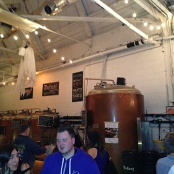 Defiant Brewing Co. - Love the Halloween theme lots of spooky things hanging from the ceiling - Breweries Near Me - Pearl River, New York Defiant Brewing Co. - Love the Halloween theme lots of spooky things hanging from the ceiling - Breweries Near Me - Pearl River, New York