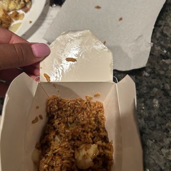 Taste 8 - How much grease was on the box of rice. - Chinese Near Me - Lawrenceville, Georgia