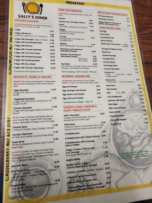 Menu photo 1 Sally’s Diner Casselberry, FL Menu photo 1 Sally’s Diner Casselberry, FL