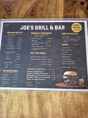 Menu photo 2 Joe's Grill & Bar Dania Beach, FL Menu photo 2 Joe's Grill & Bar Dania Beach, FL
