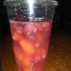 Tiger Blendz - Raspberry and pineapple infused water.
