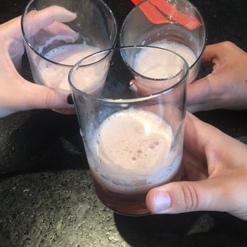 Earls Kitchen + Bar - A strawberry creamsicle flavored shot! Keep 'em comin'!!! - New American Near Me - Somerville, Massachusetts