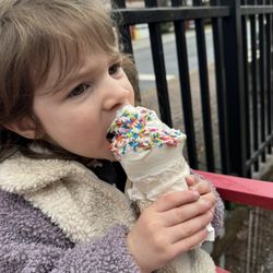 Sweet N Joe Dessert Shop - Vanilla ice cream with sprinkles