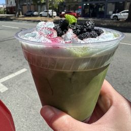 Blackberry matcha Blackberry matcha