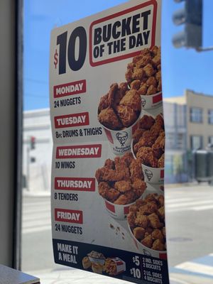 Menu photo 1 KFC San Francisco, CA Menu photo 1 KFC San Francisco, CA
