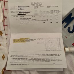The receipt