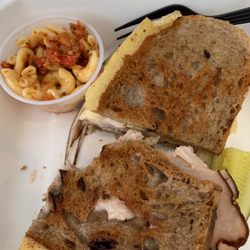 Purple Carrot Bread - Turkey Cuban Panini
