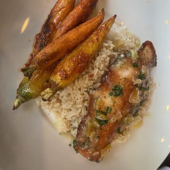 Bosscat Kitchen & Libations - Citrus salmon - New American Near Me - Houston, Texas
