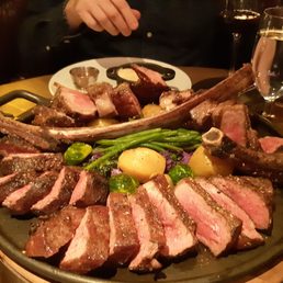 Tomahawk, cowboy, wagyu bavette and New York. Can u guess which is which? Tomahawk, cowboy, wagyu bavette and New York. Can u guess which is which?